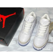 Retro White 3 Air Jordan 136064-111 Triple 0703